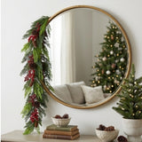 Christmas Joy Garland, 5 Foot Decorative Holiday Garland