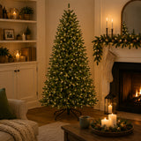 9ft Pre-Lit Dunhill Fir Christmas Tree with 900 Clear Lights