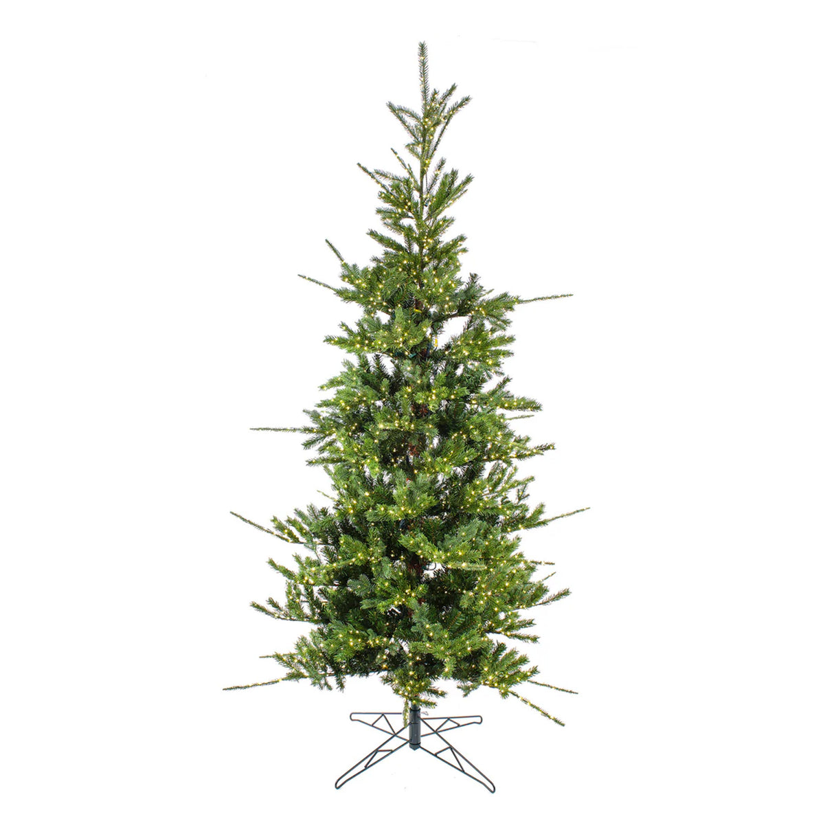 9ft Pre-Lit Lark Pine Medium Christmas Tree with Warm White LED Rice Lights