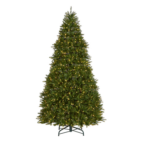 10ft Pre-Lit Dunhill Fir Artificial Christmas Tree with Dual Color LED Lights