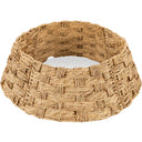 36in Woven Hyacinth Christmas Tree Collar Basket Base Cover