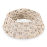 36in Woven Hyacinth Christmas Tree Collar Basket Base Cover