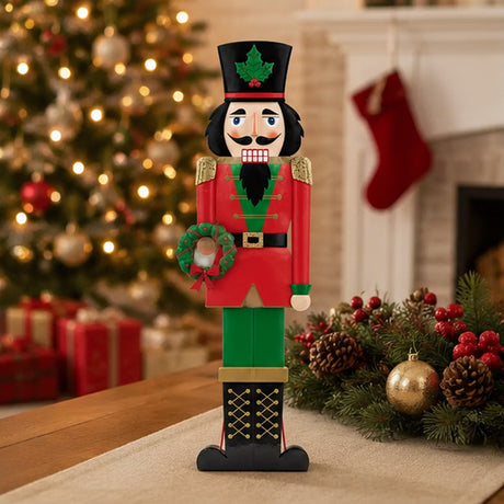 60 Inch Metal Nutcracker Porch Decor Holiday Standing Christmas Figure