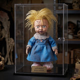 11" Creepy Kicking Girl Doll Animated Prop Halloween Decoration