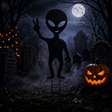 38 in Halloween Alien Lawn Stake Outdoor Garden Decor