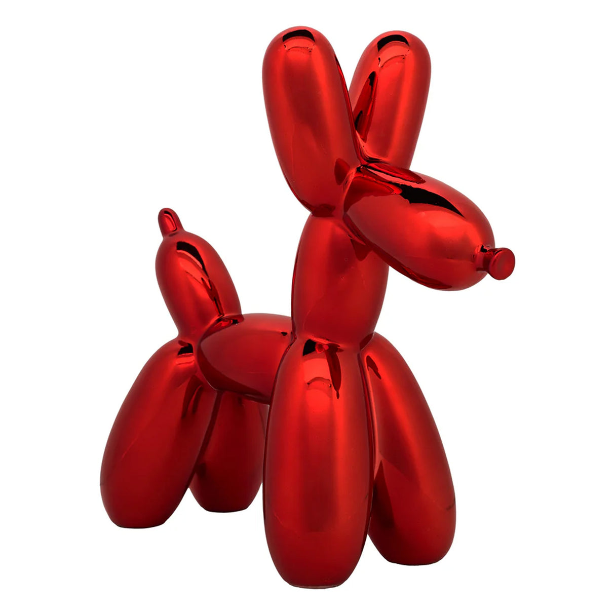 11IN Red Balloon Dog Figurine Halloween Table Decor