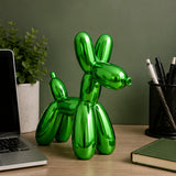 11IN Green Balloon Dog Figurine Halloween Table Decor