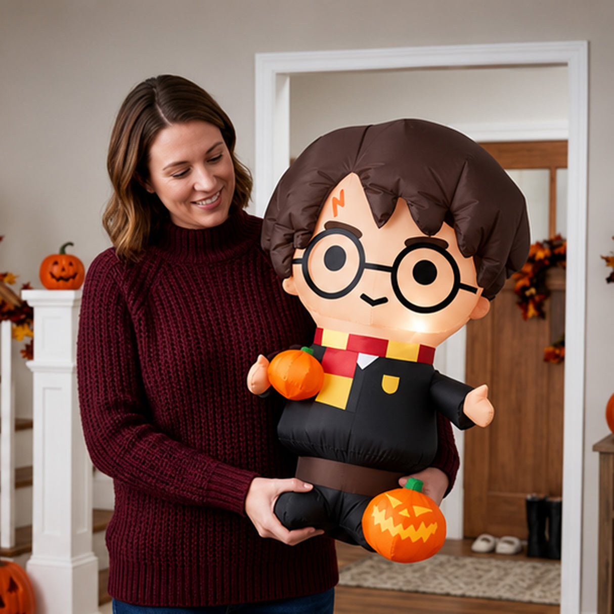 3FT Harry Potter Inflatable Halloween Decoration with LED Light