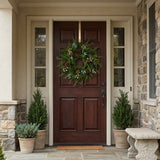24IN Inspired by Nature Christmas Wreath with White Berries