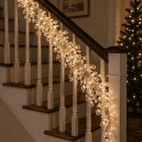 6ft Blueberry Fields Christmas Garland with Pinecones