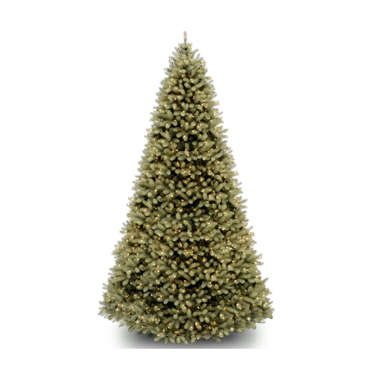 9ft Pre-Lit Downswept Douglas Fir Christmas Tree with Dual Color LED Lights