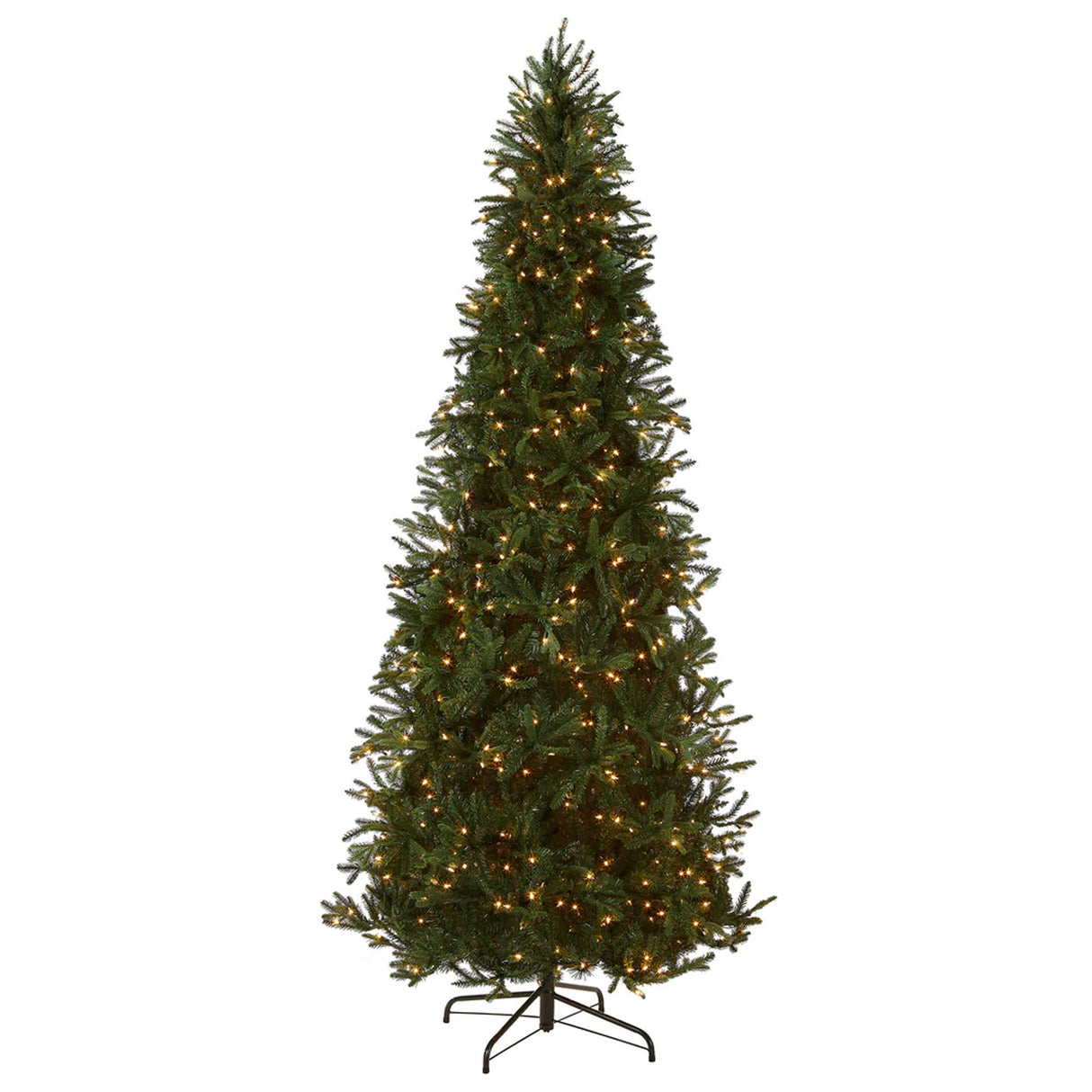 9ft Pre-Lit Tiffany Fir Slim Christmas Tree with Clear Lights & Feel Real® Tips