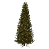 9ft Pre-Lit Tiffany Fir Slim Christmas Tree with Clear Lights & Feel Real® Tips