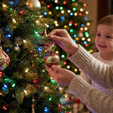 9ft Pre-Lit Dunhill Fir Christmas Tree with Multicolor & Clear Spectrum Lights