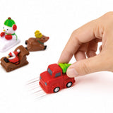 Bulk 50 Pc. 2" Christmas Plastic Pull-Back Toy Assortment – Party Favors