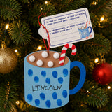 Hot Cocoa Thumbprint Christmas Ornament Craft Kit Makes 12