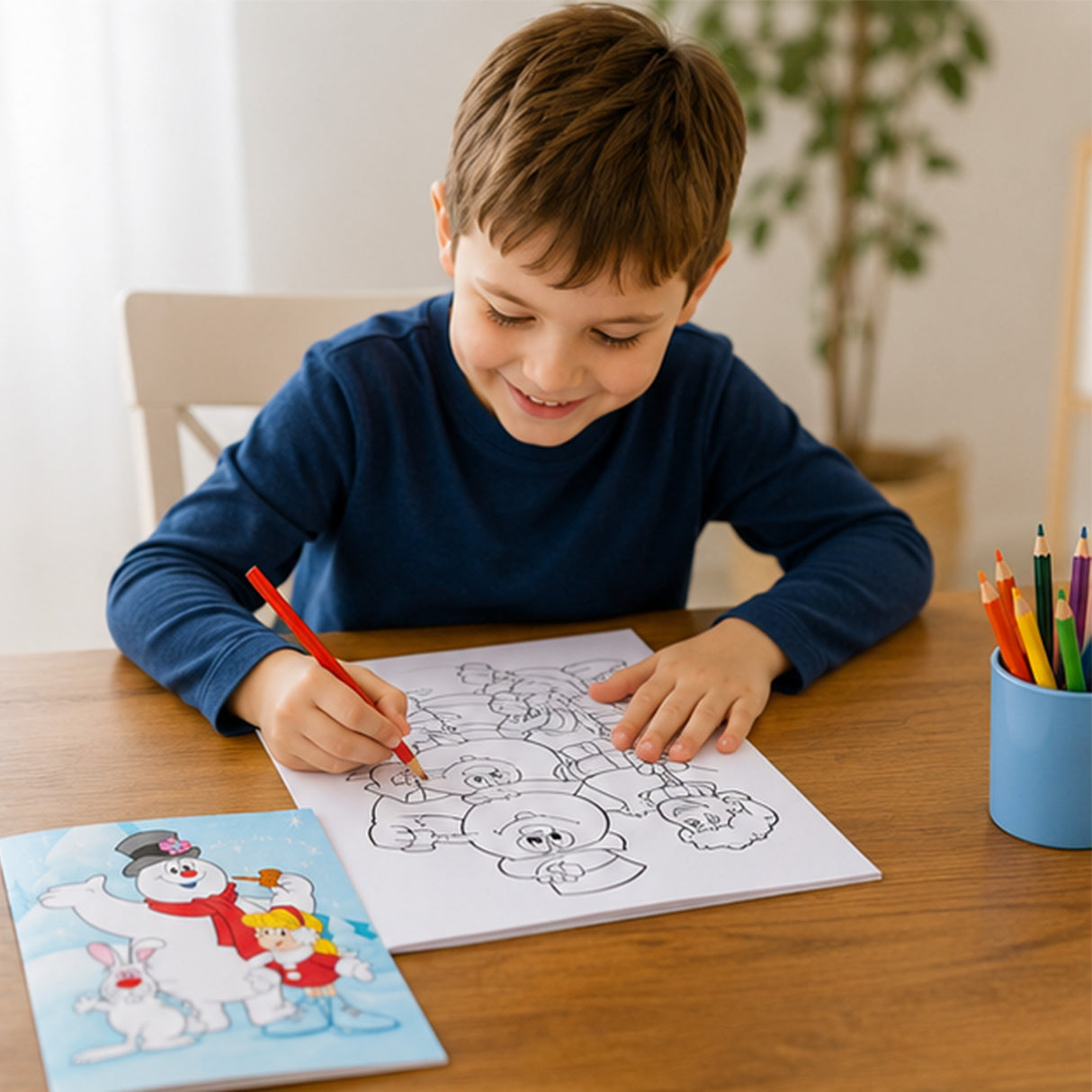 Frosty the Snowman Paper Coloring Books 24 Pack Activity Set