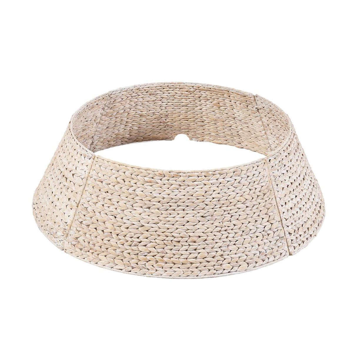 24in Woven Hyacinth Christmas Tree Collar Base Cover