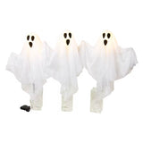 20" LED Ghost Yard Stakes – 3 Pc Set