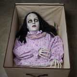 5 Ft Animated Crawling Creepy Woman Halloween Decoration