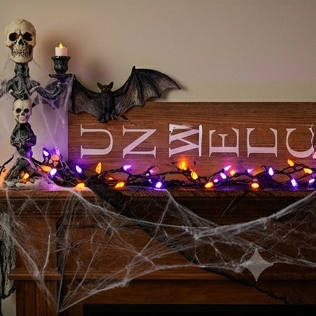 39 in Unwelcome Halloween Wooden Porch Hanging Sign Decor