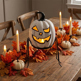 15 in Pre Lit Ghost Pumpkin Halloween Tabletop LED Decor