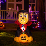 38IN Chase Paw Patrol Vampire Inflatable Halloween Decoration with LED Lights