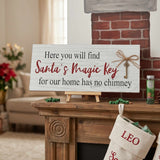 16IN Santa’s Magic Key Christmas Tabletop Ornate Sign