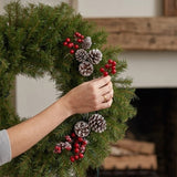 Pre-Lit 30 in. Norwood Fir Christmas Wreath with Twinkly Smart LED Lights