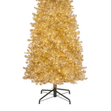 9ft Pre-Lit Platinum Metallic Christmas Tree with LED Infinity Lights