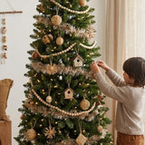 9ft Pre-Lit North Valley Spruce Pencil Slim Christmas Tree with Clear Lights