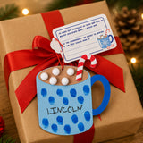 Hot Cocoa Thumbprint Christmas Ornament Craft Kit Makes 12