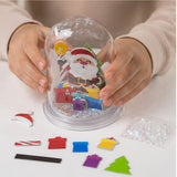 Santa & Presents Snow Globe Christmas Craft Kit Makes 6