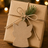 DIY Papier-Mâché Angel Christmas Ornaments 12 Pc Craft Set