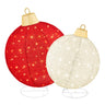 Lighted Pop-Up Christmas Ornaments Outdoor Decoration Set 2 Pc LED