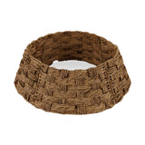 36in Woven Hyacinth Christmas Tree Collar Basket Base Cover