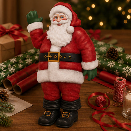 66 Inch Jointed Santa Christmas Cardstock Door Decoration