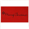 Red Merry Christmas Coir Door Mat 17x29 Inch Holiday Welcome Mat