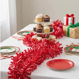 Red Tissue Party Festooning 25 Ft Decorative Streamer