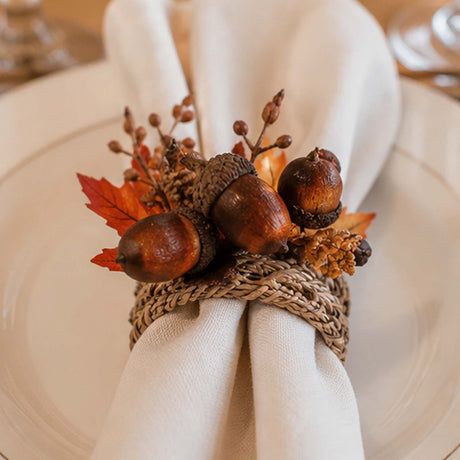 Artificial Acorns – 24 Pc Fall Craft & Autumn Decoration Set