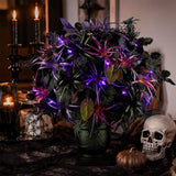 24 in. Halloween “Scare in the Air” Potted Plant with LED Lights