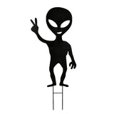 38 in Halloween Alien Lawn Stake Outdoor Garden Decor