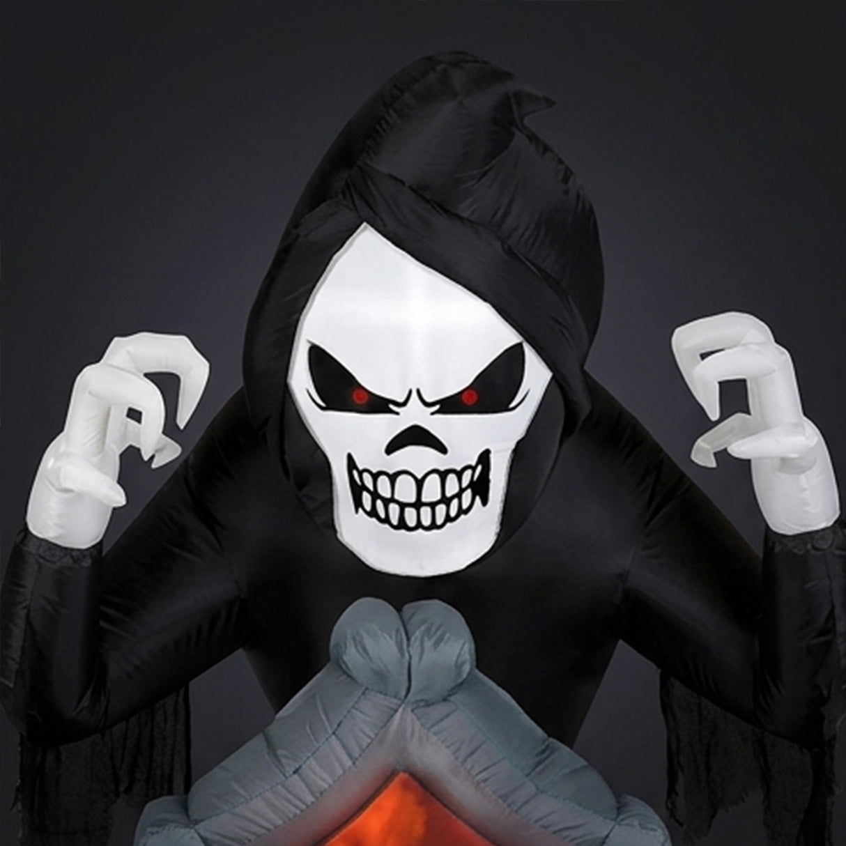 6FT Inflatable Shaking Grim Reaper Halloween Decoration