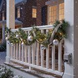 9FT Winchester Pine Pre-Lit Christmas Garland with Clear Lights