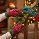 Pre-Lit Evergreen Assortment Set with 2 Entrance Trees, Wreath, and Garland