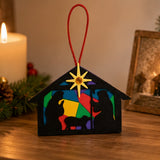 Nativity Silhouette Christmas Ornament Craft Kit 12 Pack
