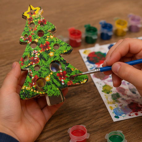 Kids Holiday Suncatcher DIY Project Kit Craft Set
