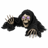 18" LED Spooky Skeleton Groundbreaker Plastic Halloween Decoration