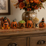 “Give Thanks” Thanksgiving Blocks Fall Decoration Set (6 Pc)