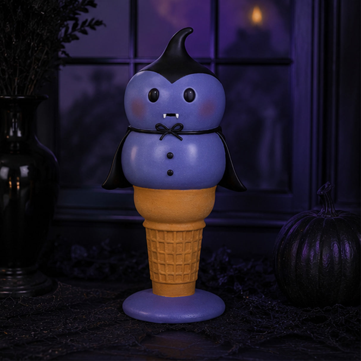 14 in. Halloween Dracula I-Scream Cone Tabletop Decoration